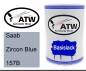 Preview: Saab, Zircon Blue, 157B: 500ml Lackdose, von ATW Autoteile West.